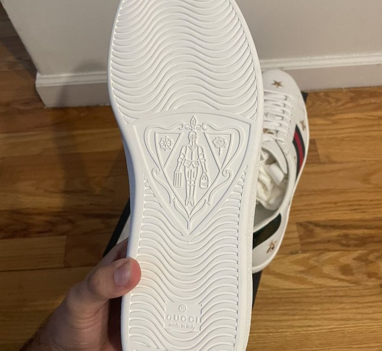 Gucci Ace Sneaker Stars and Bees Embroidered Shoes 15