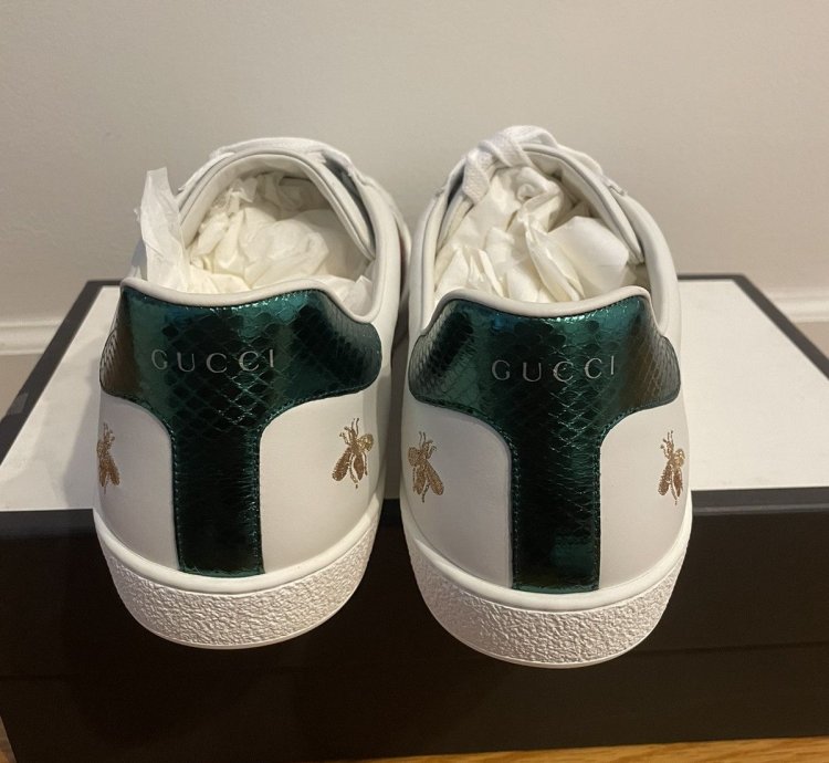 Gucci Ace Sneaker Stars and Bees Embroidered Shoes 15