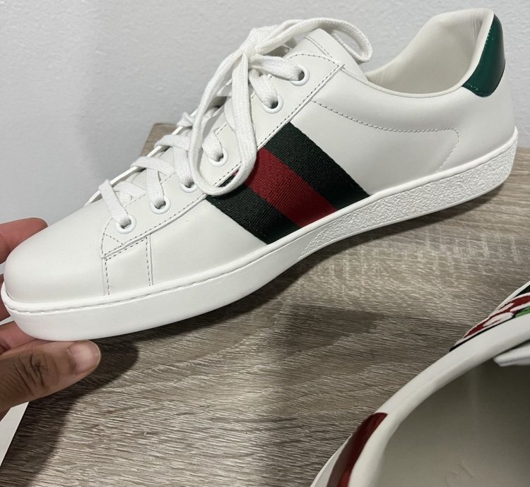 Gucci Ace Sneaker with Apple logo