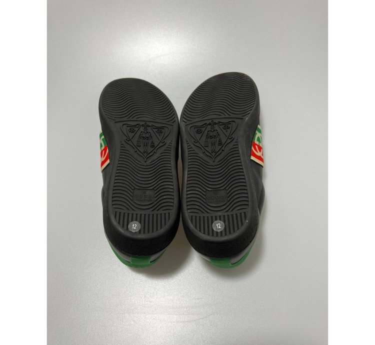 Gucci Ace Sneaker With Elastic Web Black