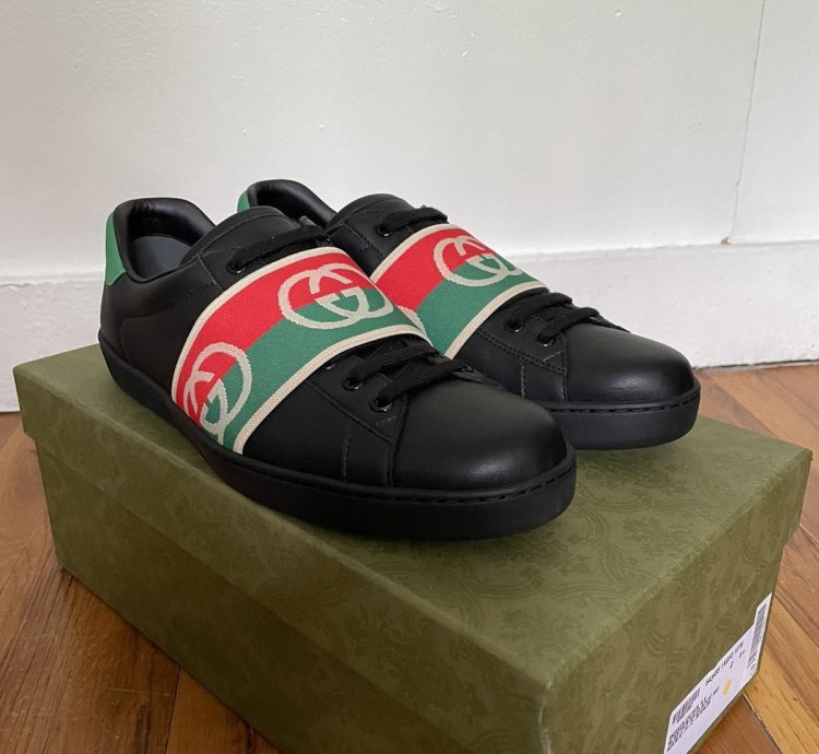 Gucci Ace Sneaker with Strap