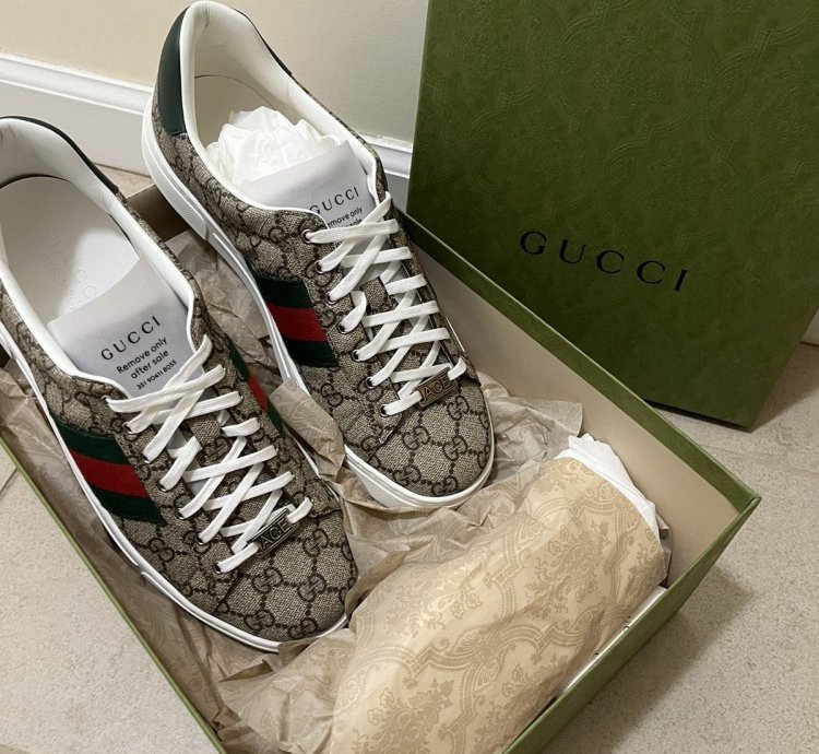 Gucci Ace Sneakers Sz 9 5uk(10 5 us)