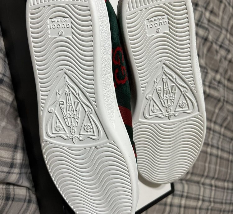 gucci ace terry cloth mens euro 8 5 New