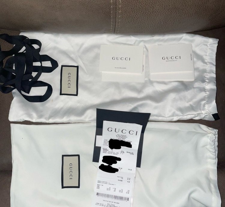 Gucci Ace Wolf Patch Sneaker Size 8 5