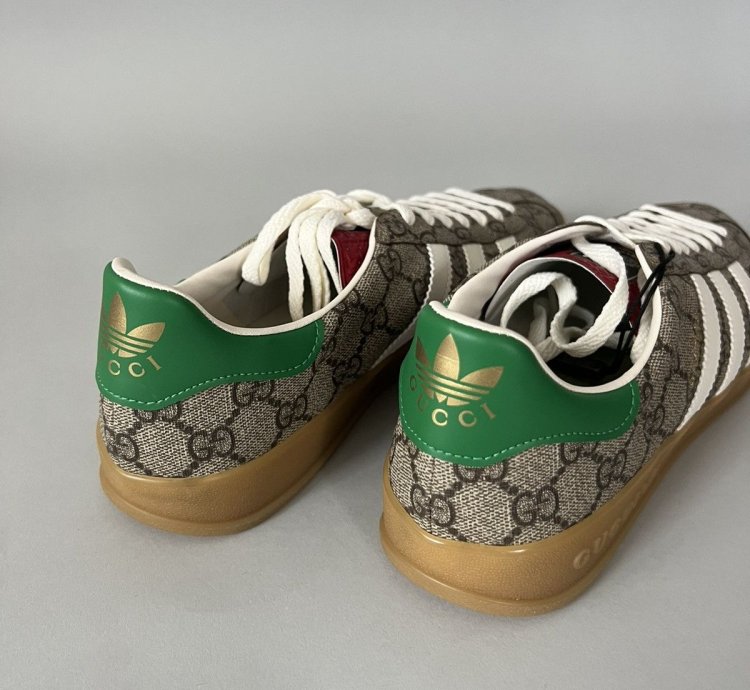 Gucci Adidas Gazelle GG Logo Monogram Sneakers