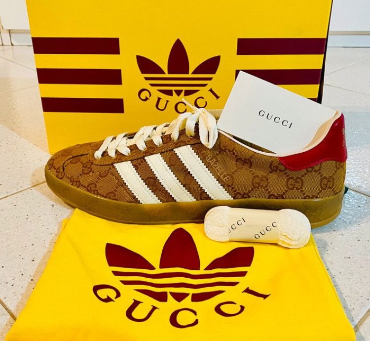 Gucci adidas Gazelle GG Monogram