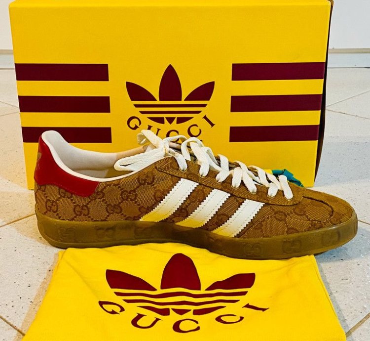 Gucci adidas Gazelle GG Monogram