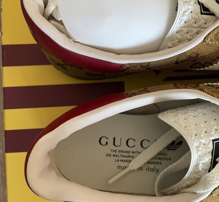 Gucci Adidas Gazelle Monogram US 8
