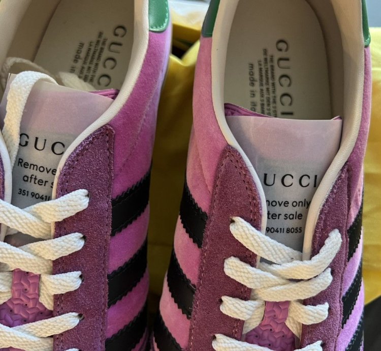 Gucci adidas Gazelle Pink