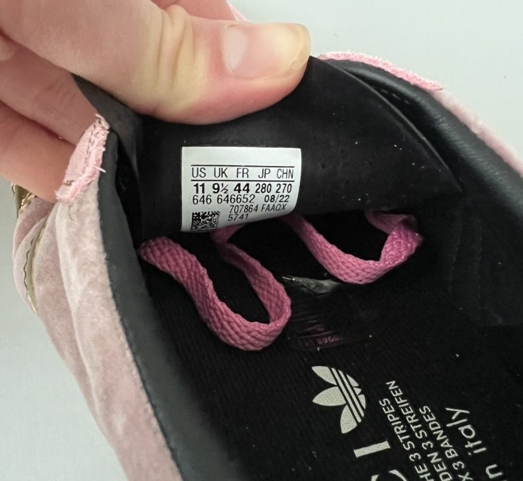 Gucci Adidas Gazelle Pink Velvet Sneakers