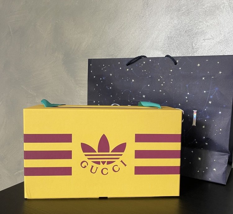 Gucci Adidas Gazelle Purple Velvet New