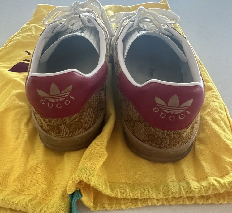 Gucci adidas gazelle sneakers