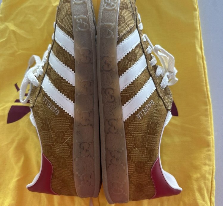 Gucci adidas gazelle sneakers