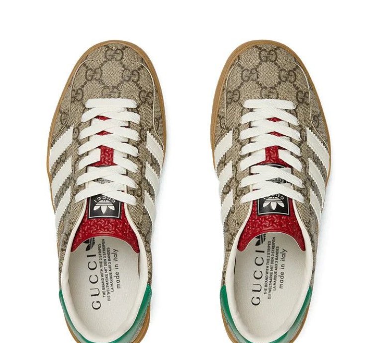 Gucci adidas gazelle sneakers