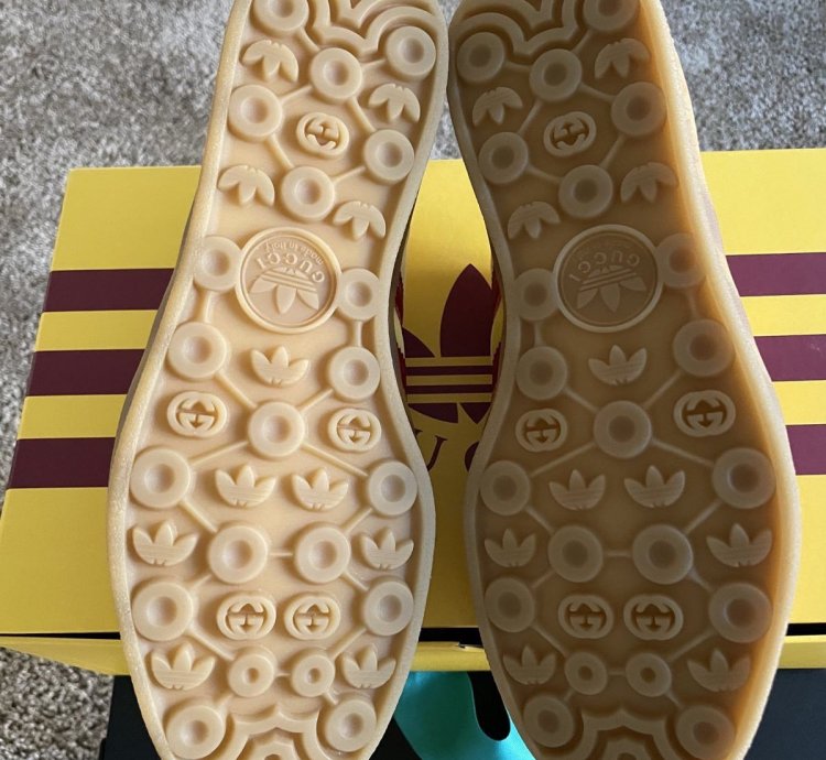 GUCCI ADIDAS GAZELLE YELLOW