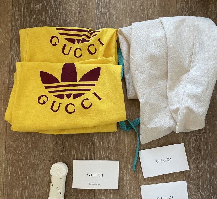 Gucci Adidas Leather Gazelle Cream 10 5US