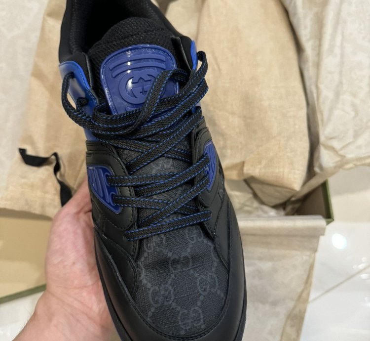 Gucci Basket Low-Top Sneakers White Green Black