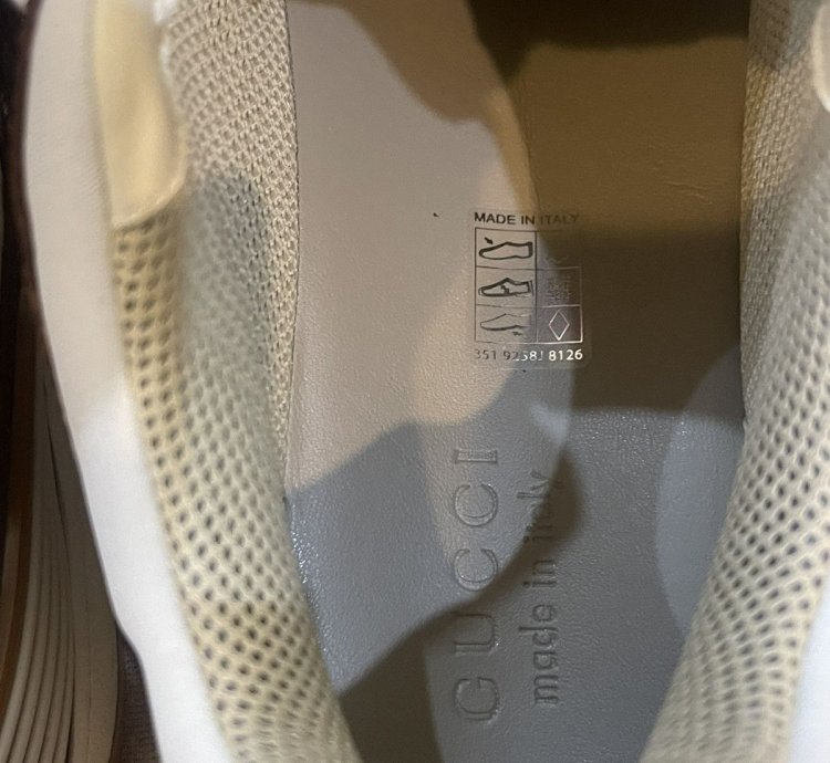 GUCCI Basket Nojum Alligator Sneaker