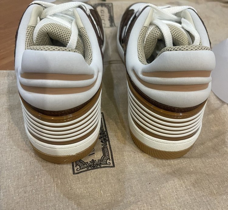 GUCCI Basket Nojum Alligator Sneaker