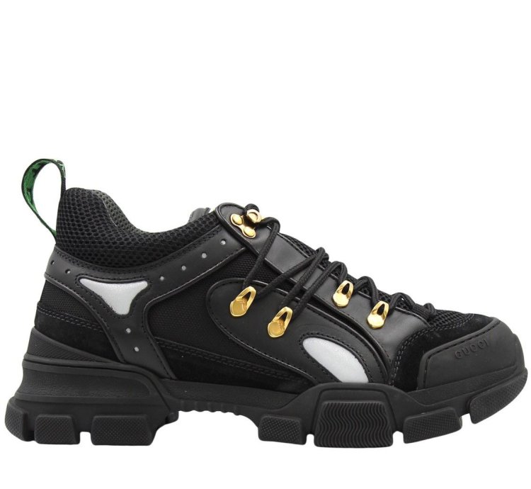 Gucci Black Flashtrek Sega Sneakers