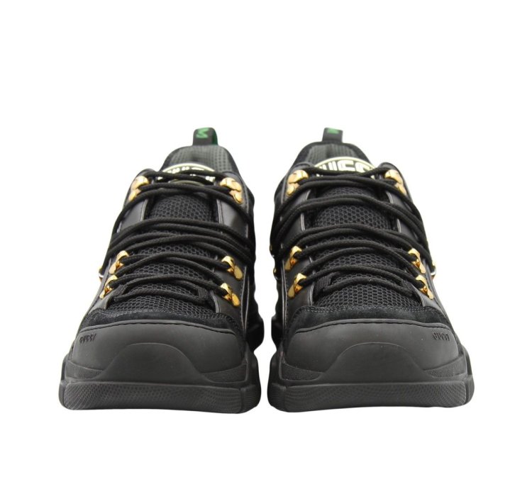 Gucci Black Flashtrek Sega Sneakers