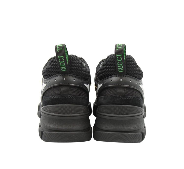 Gucci Black Flashtrek Sega Sneakers
