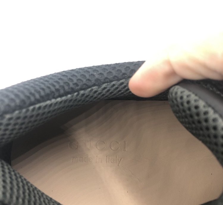 Gucci Black Flashtrek Sega Sneakers