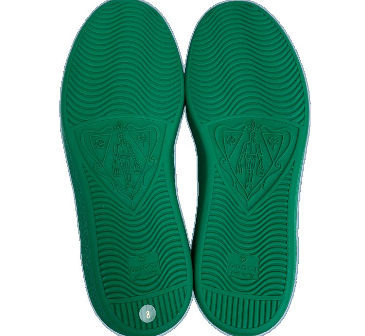 Gucci BNIB Green GG Ace Low-Top Sneaker