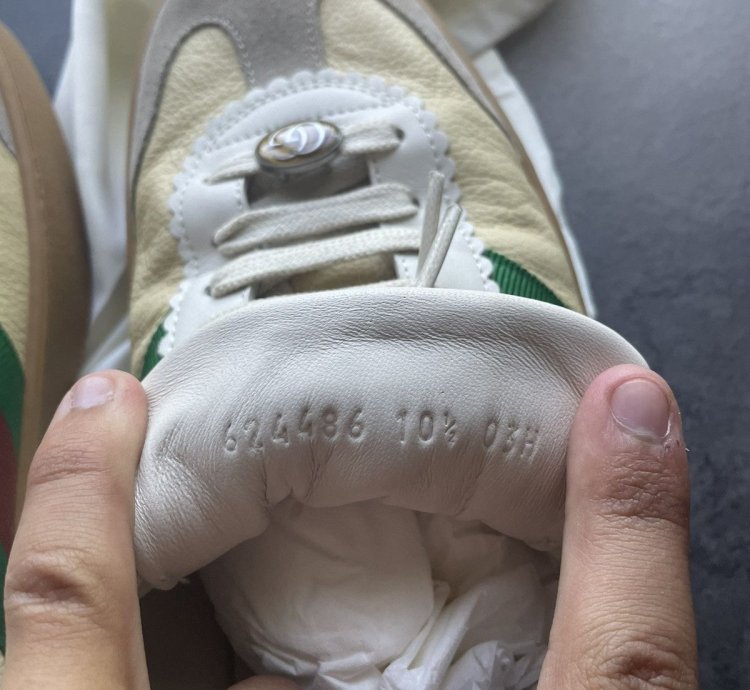 Gucci calfskin suede sweet web sneakers