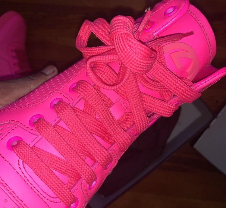 Gucci Coda Neon Leather High Top Sneaker