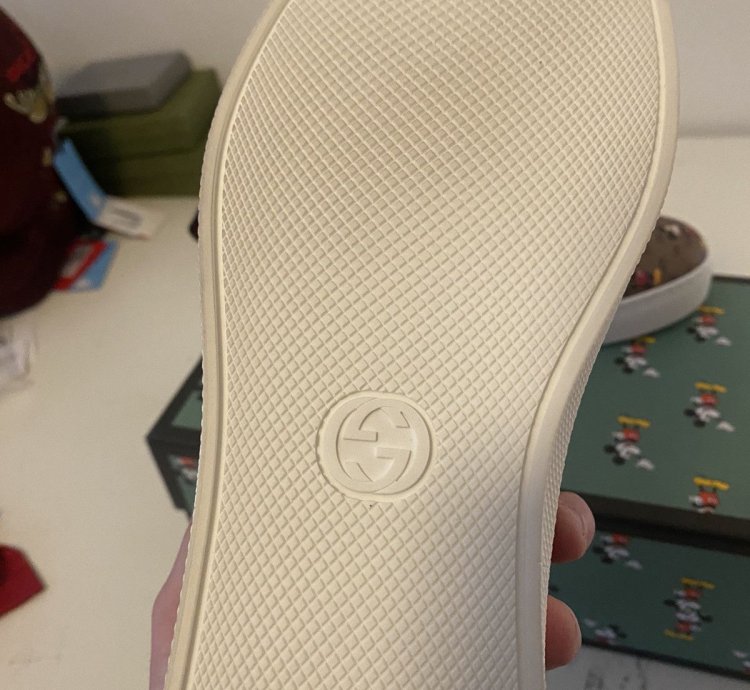 Gucci Disney GG Monogram Mickey Mouse Slip-Ons