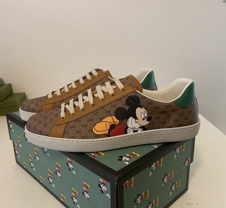 Gucci Disney GG Monogram Mickey Mouse Sneakers