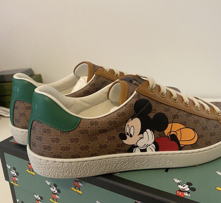 Gucci Disney GG Monogram Mickey Mouse Sneakers