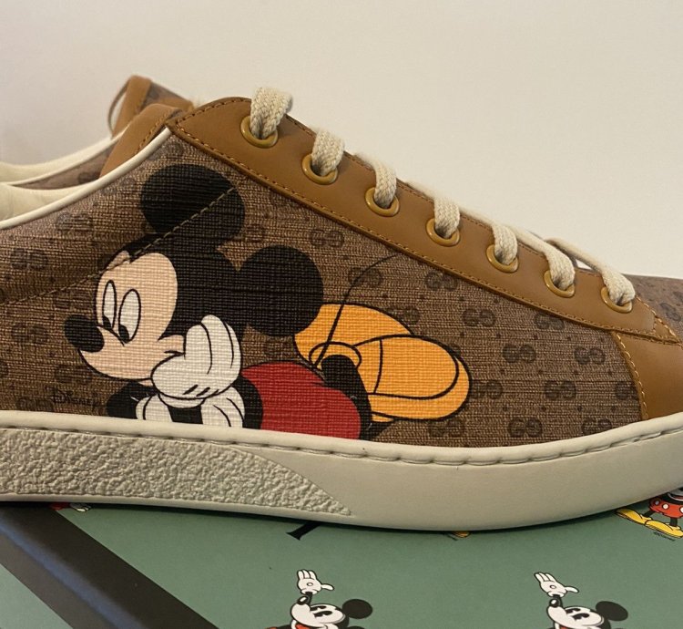 Gucci Disney GG Monogram Mickey Mouse Sneakers