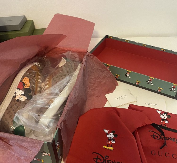 Gucci Disney GG Monogram Mickey Mouse Sneakers