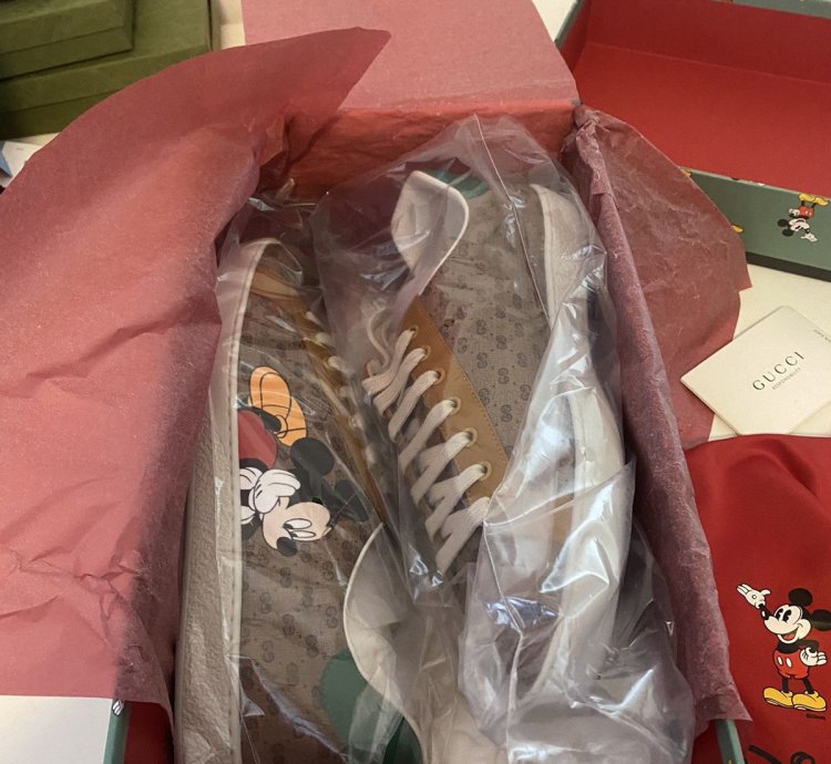 Gucci Disney GG Monogram Mickey Mouse Sneakers
