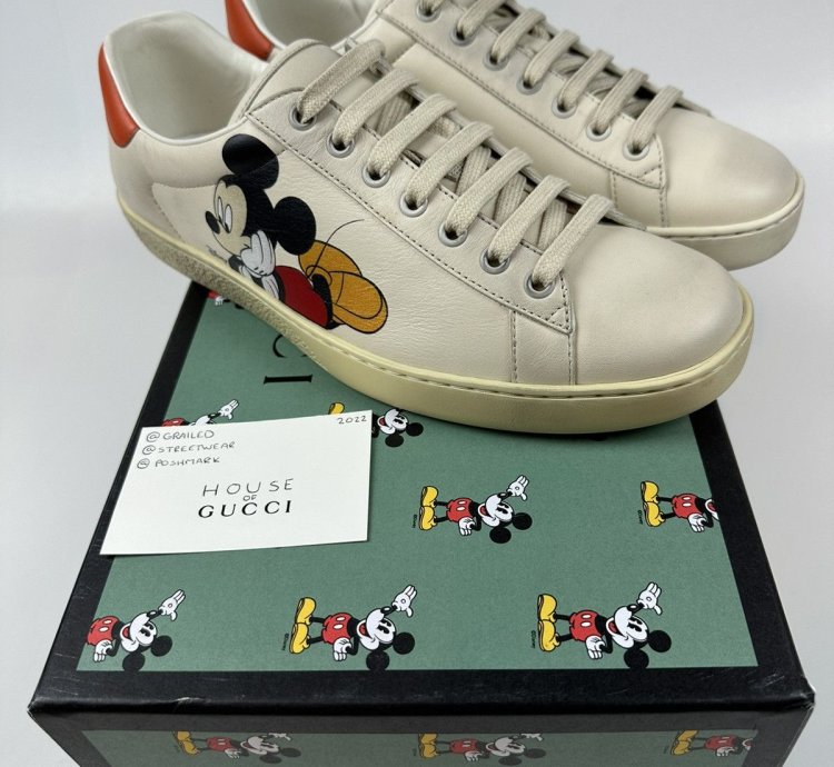 Gucci Disney Mickey Mouse Ace Sneakers