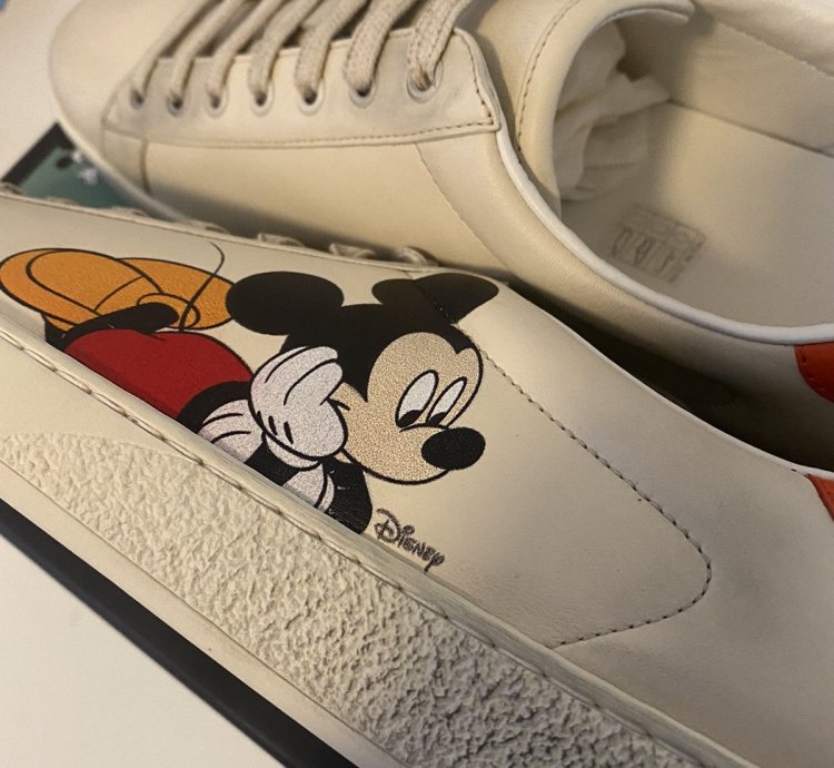 Gucci Disney Mickey Mouse Logo Sneakers