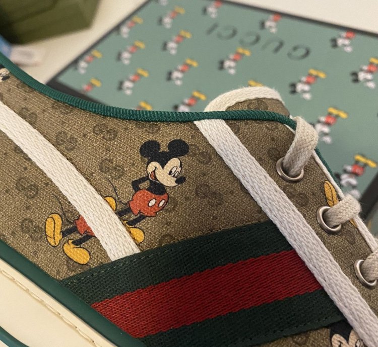 Gucci Disney Tennis 1977 GG Monogram Sneakers