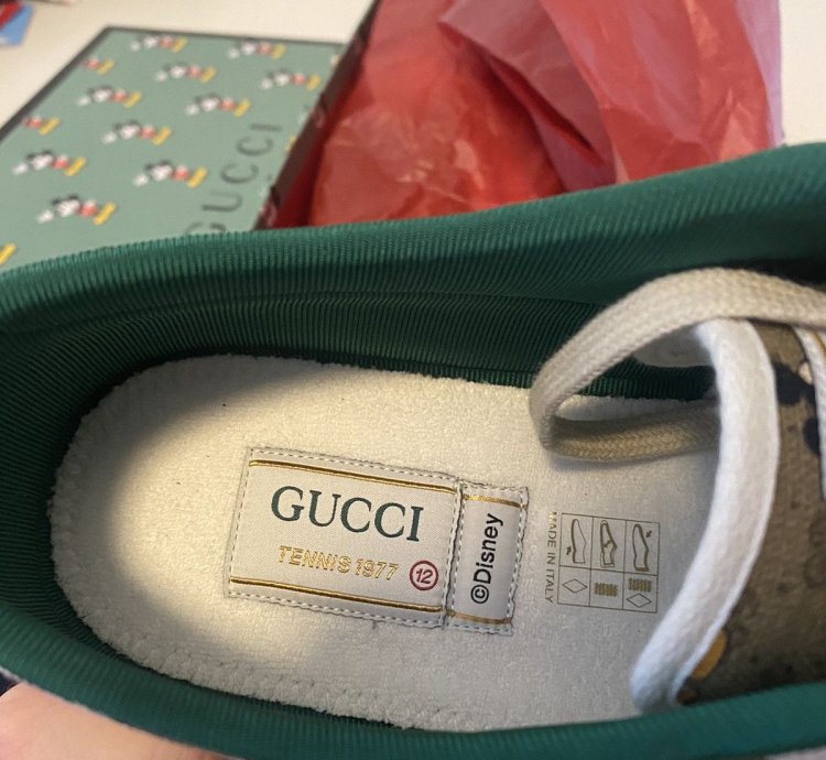 Gucci Disney Tennis 1977 GG Monogram Sneakers