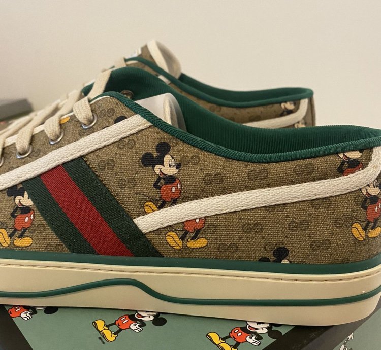 Gucci Disney Tennis 1977 GG Monogram Sneakers