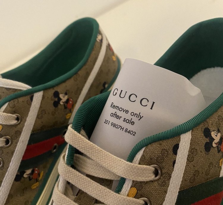 Gucci Disney Tennis 1977 GG Monogram Sneakers