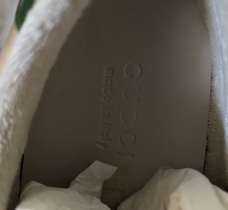 Gucci distressed screener sneaker