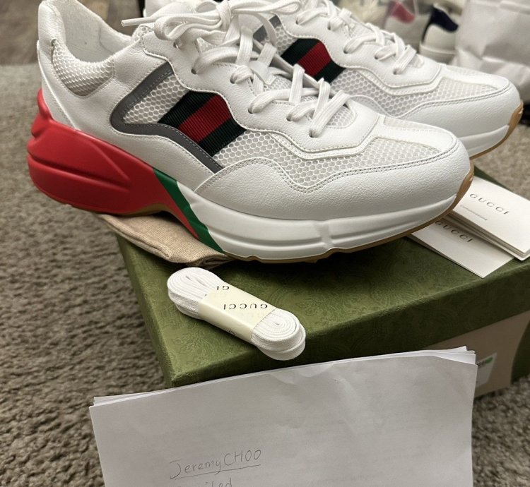 Gucci Fabric Rython Sneaker Brand New