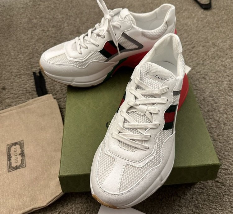 Gucci Fabric Rython Sneaker Brand New