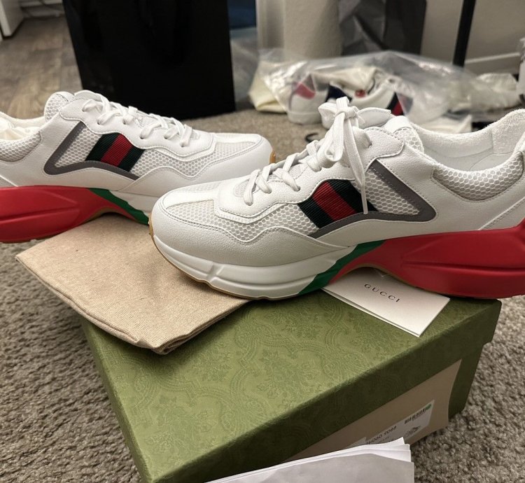 Gucci Fabric Rython Sneaker Brand New