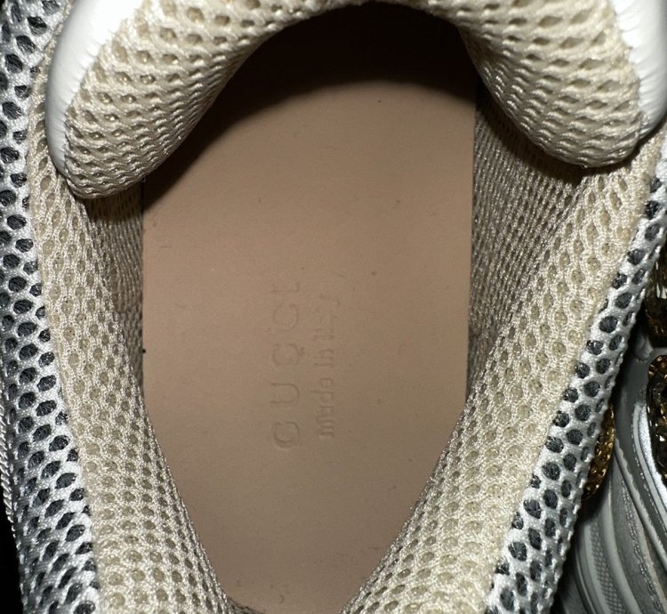 Gucci Flashtrek Crystal and Leather Sneaker