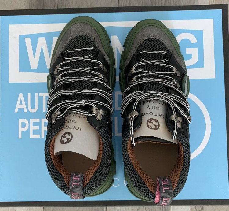 Gucci Flashtrek green black sneaker