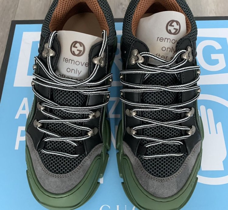 Gucci Flashtrek green black sneaker