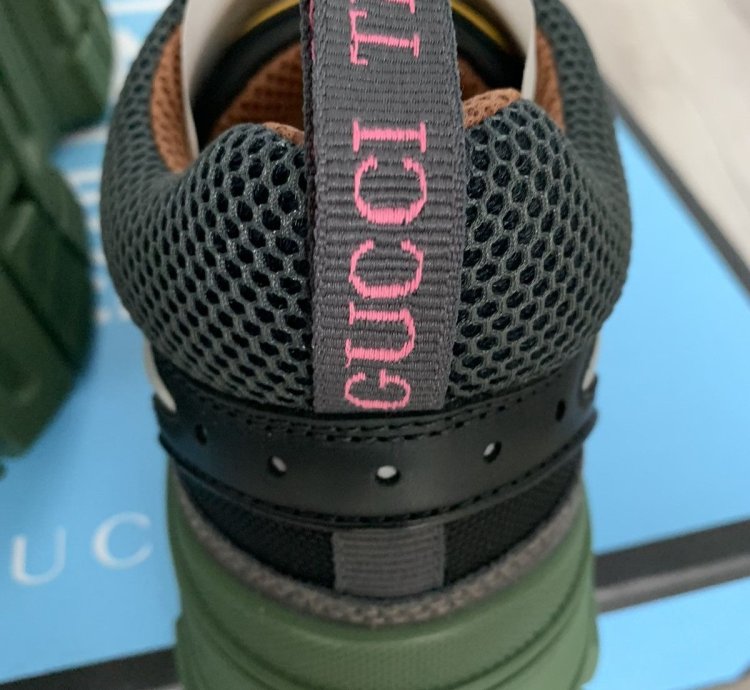 Gucci Flashtrek green black sneaker